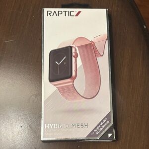 Hybrid Mesh Pink Apple Watch Band